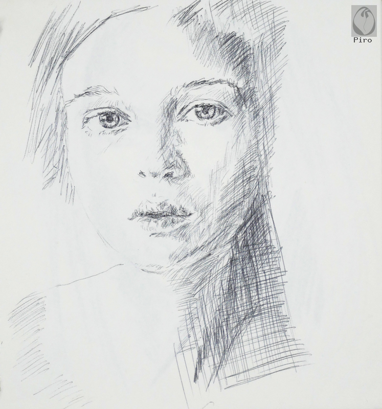 drawing - disegno al tratto di Piro